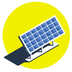 pannelli solari per usare energie rinnovabili
