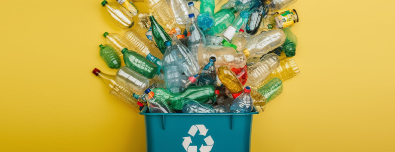 Il riciclo delle bottiglie di plastica