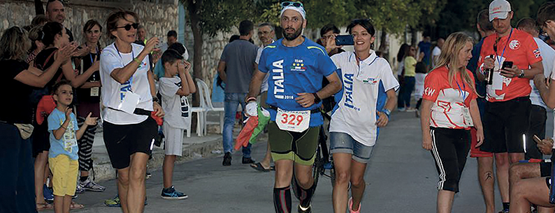 Simone alla Spartathlon del 1 ottobre 2016