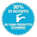 Sconto 30% per ogni prodotto Ecogenia